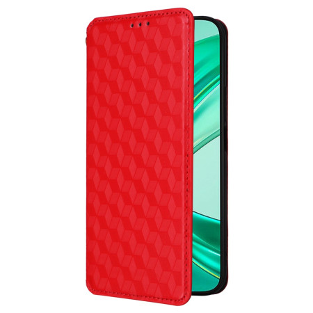 Flip Cover Honor X8b Rauten 3D