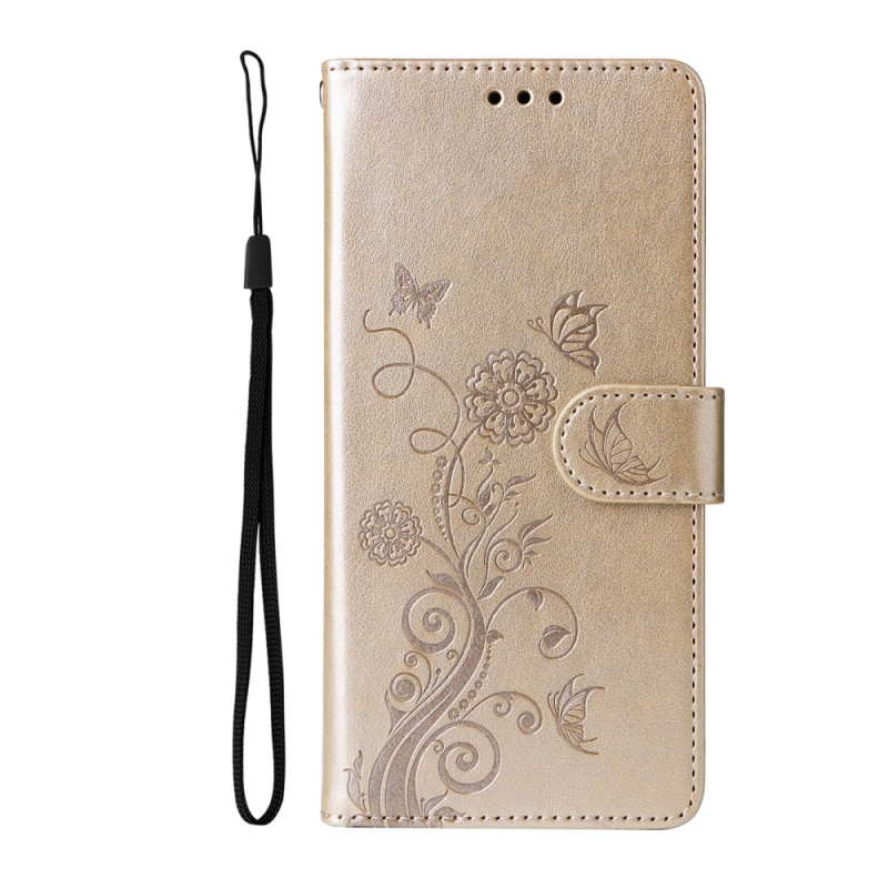 Honor 400 Hülle Schmetterlings- und Blumenmotiv