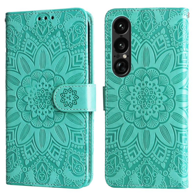 Hülle Sony Xperia 1 VII Sonnenblumenmotiv