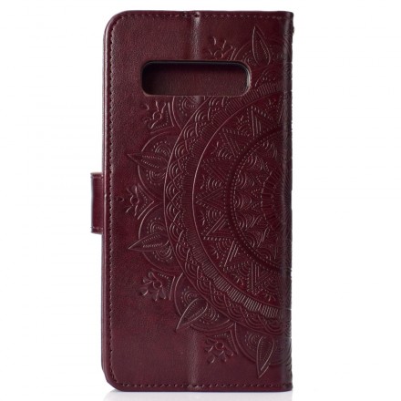 Hülle Samsung Galaxy S10 Plus Mandala Sonne Hülle Samsung Galaxy S10 Plus Mandala Sonne