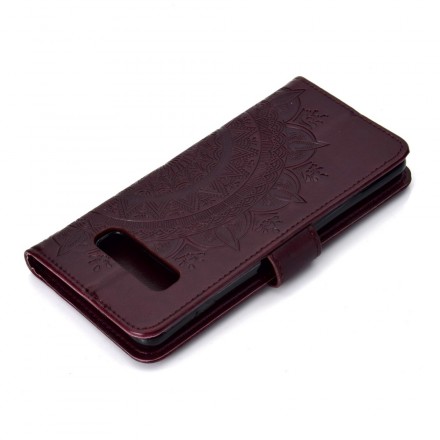 Hülle Samsung Galaxy S10 Plus Mandala Sonne Hülle Samsung Galaxy S10 Plus Mandala Sonne