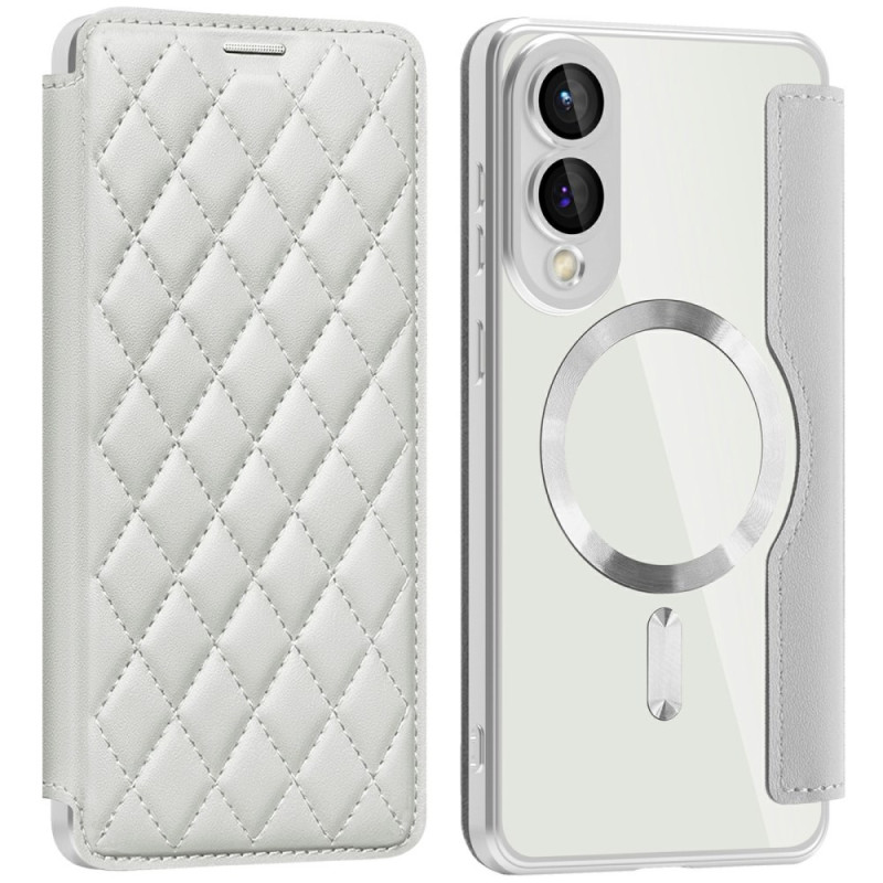 Flip Cover Samsung Galaxy S25 Edge Kompatibel MagSafe Gepolstert