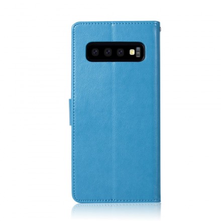 Hülle Samsung Galaxy S10 Plus Lederoptik Traumfänger Eule
