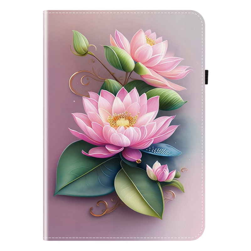 Hülle Samsung Galaxy Tab S10 FE / S9 / S9 FE Lotus-Motiv