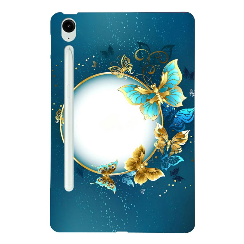 Samsung Galaxy Tab S10 FE Plus Cover Kreis und Schmetterlinge