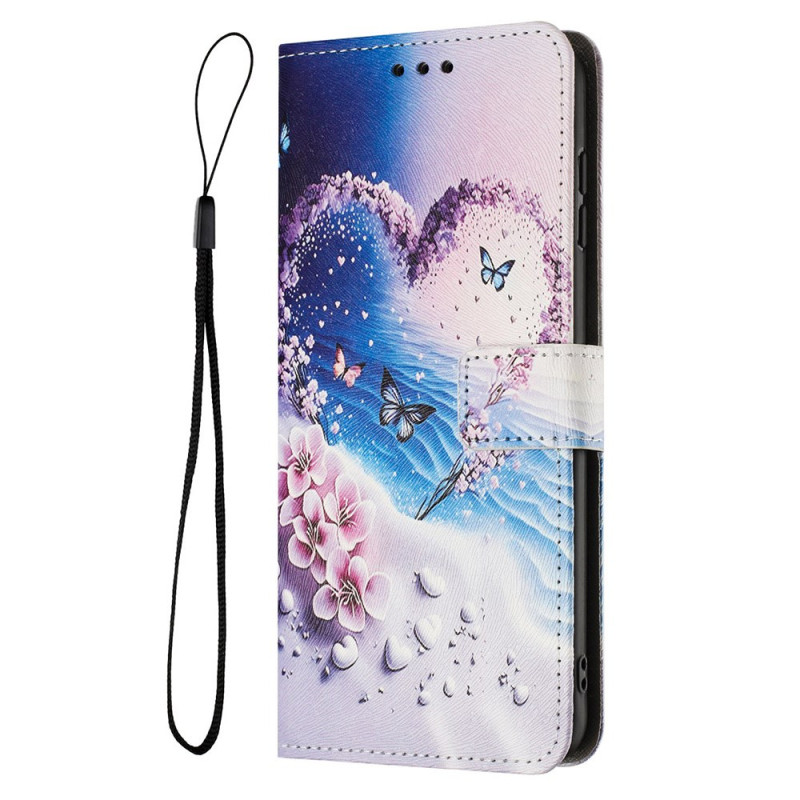 Sony Xperia 1 VII Schmetterling und Herz Hülle