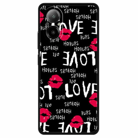 Coque Realme C67 Lèvres Rouges