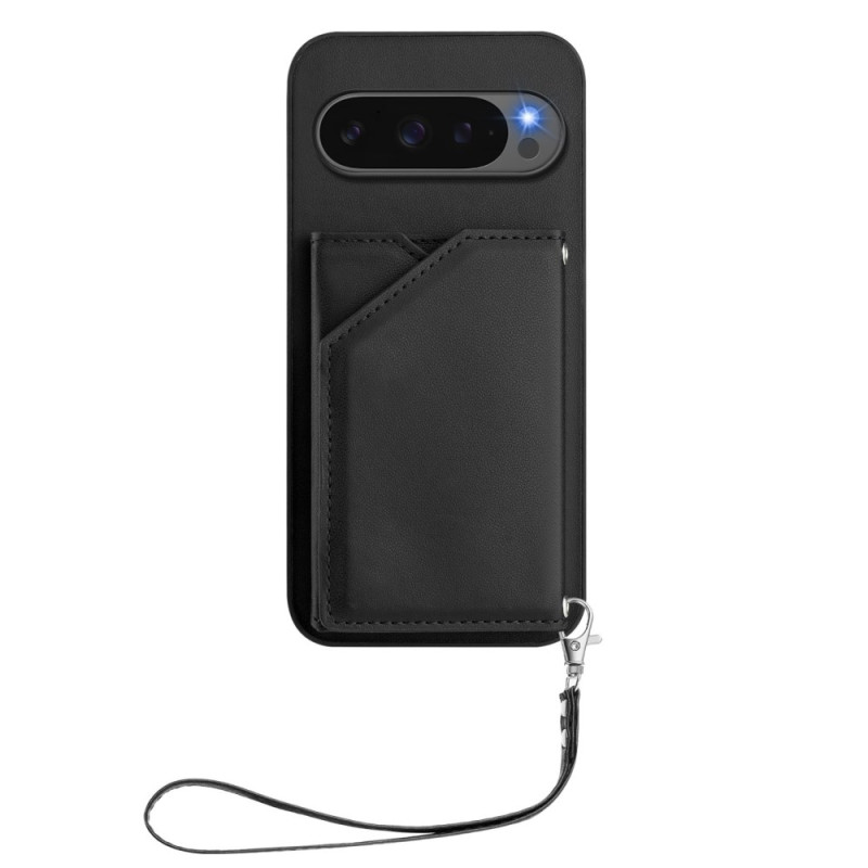 Google Pixel 10 / Pixel 10 Pro Cover in Lederoptik mit Kartenhalter und Trageriemen