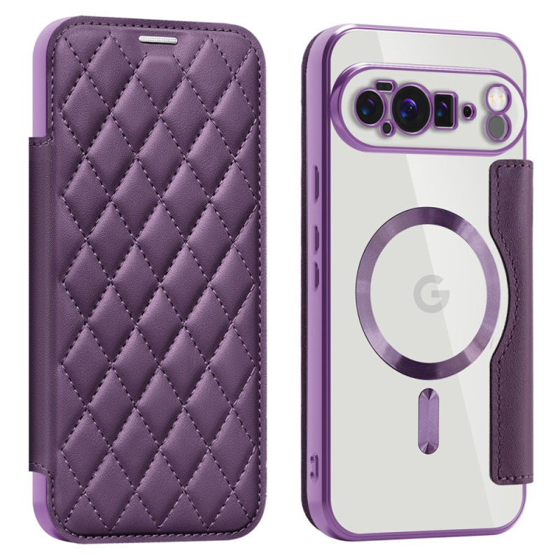 Flip Cover Google Pixel 10 Pro XL Kompatibel MagSafe Matelassé