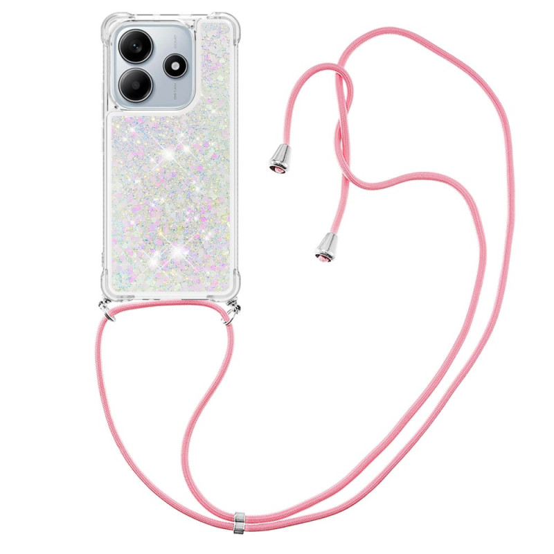 Xiaomi Redmi Note 14 4G Glitter Kordelzughülle