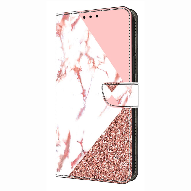 Xiaomi Redmi Note 14 Pro 4G Marmor Dreieckige Tasche