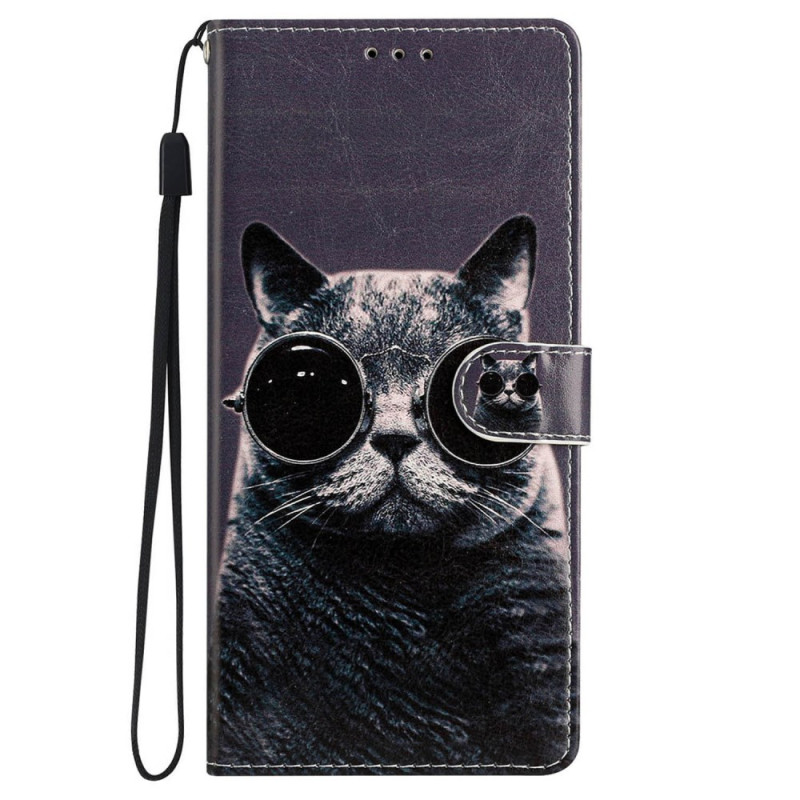Oppo A60 4G Katze mit Brille Hülle