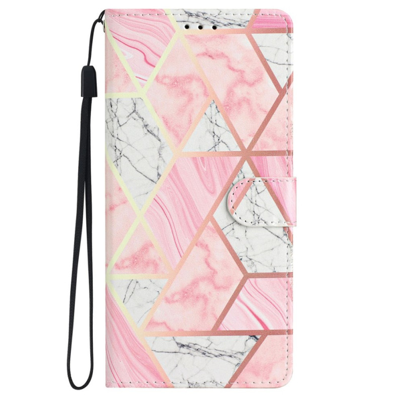 Oppo A60 4G Marmor Rosa Tasche