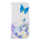 Honor 10 Lite / Huawei P Smart 2019 Hülle Gemalte Schmetterlinge und Blumen