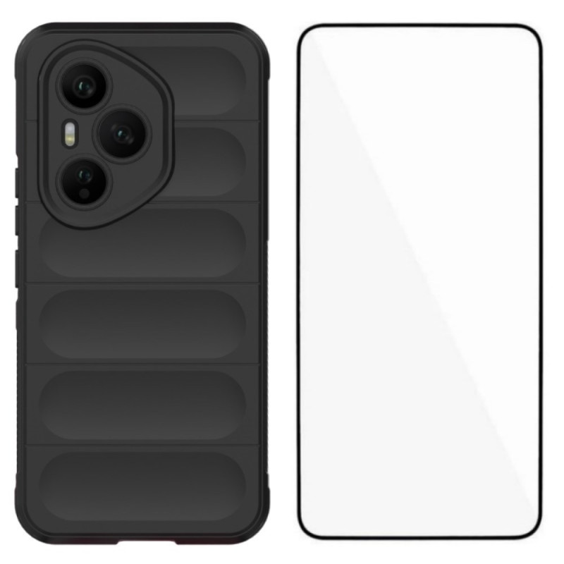Honor 400 Pro Rutschfestes Cover Bildschirmschutz aus gehärtetem Glas