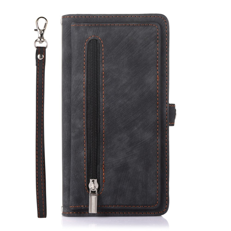 Hülle Google Pixel 10 Pro XL / 9 Pro XL Brieftasche Wildleder-Effekt