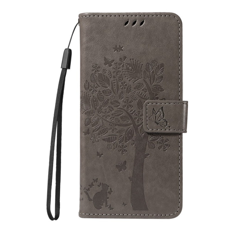 Honor 400 Pro Hülle Baum und Katze