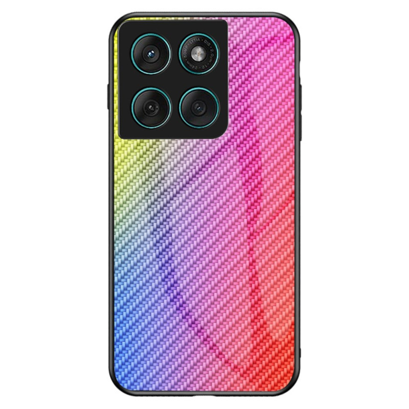 Motorola Edge 60 / 60 Fusion Cover Gehärtetes Glas Kohlefaser