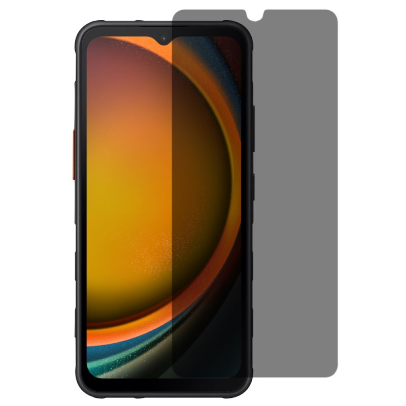 Samsung Galaxy Xcover 7 Displayschutz aus gehärtetem Glas mit Anti-Espion-Schutz