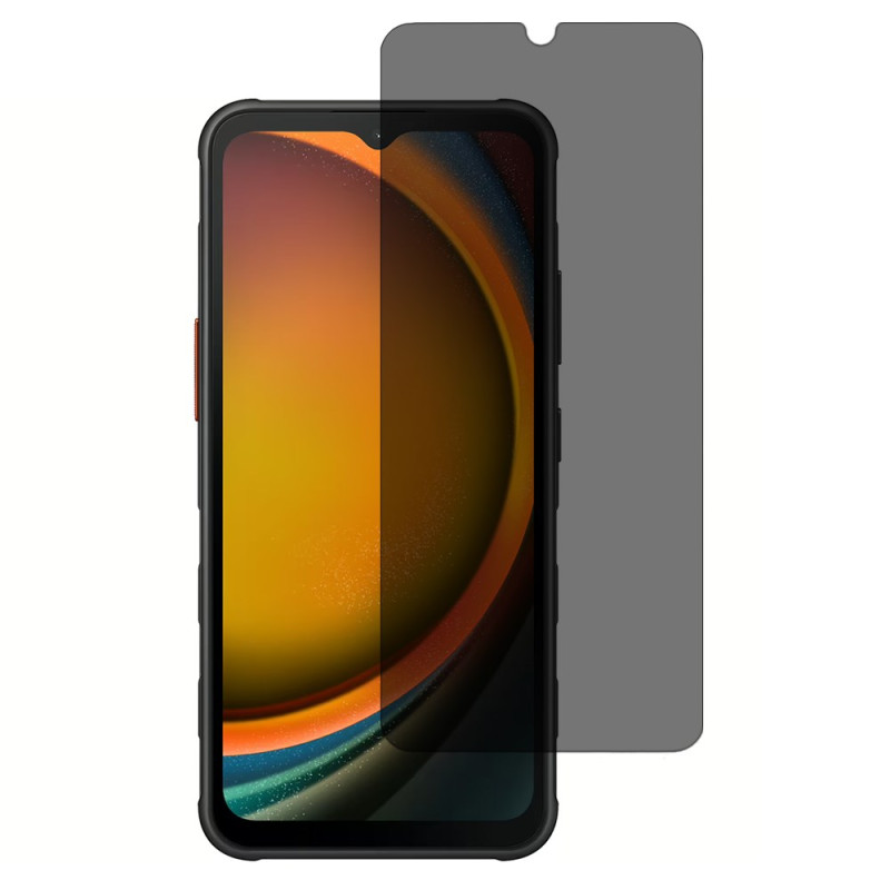 Schutz aus gehärtetem Glas Anti-Espion Samsung Galaxy XCover 7 Pro