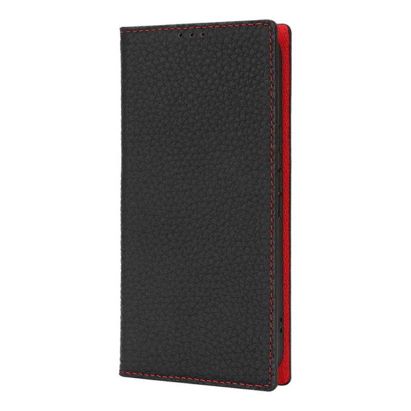 Flip Cover Google Pixel 10 Strukturiertes Leder mit Riemen