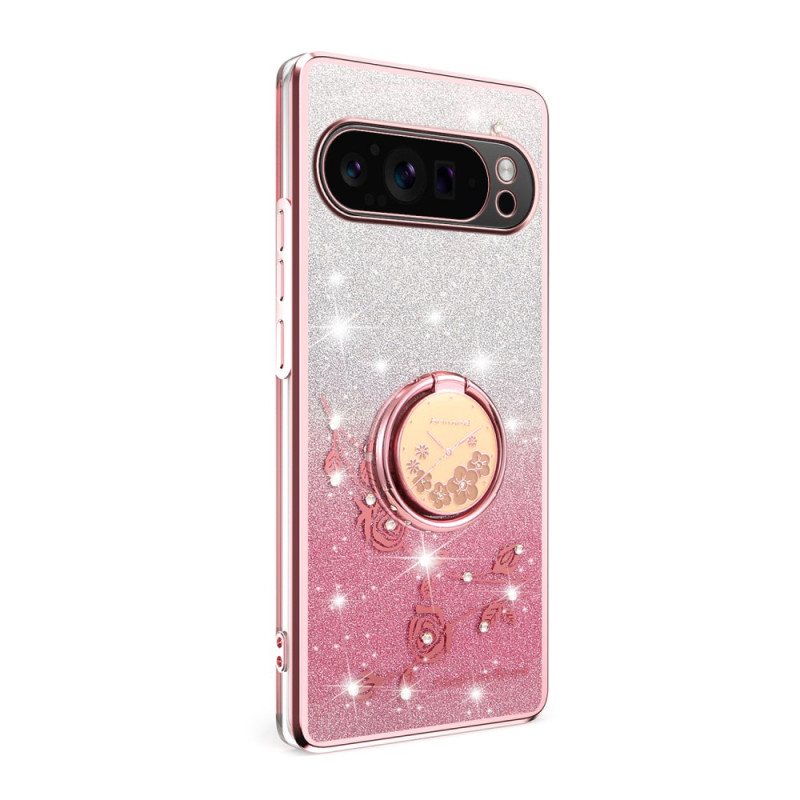 Google Pixel 10 / 10 Pro Cover Strass und Ring-Ständer KADEM