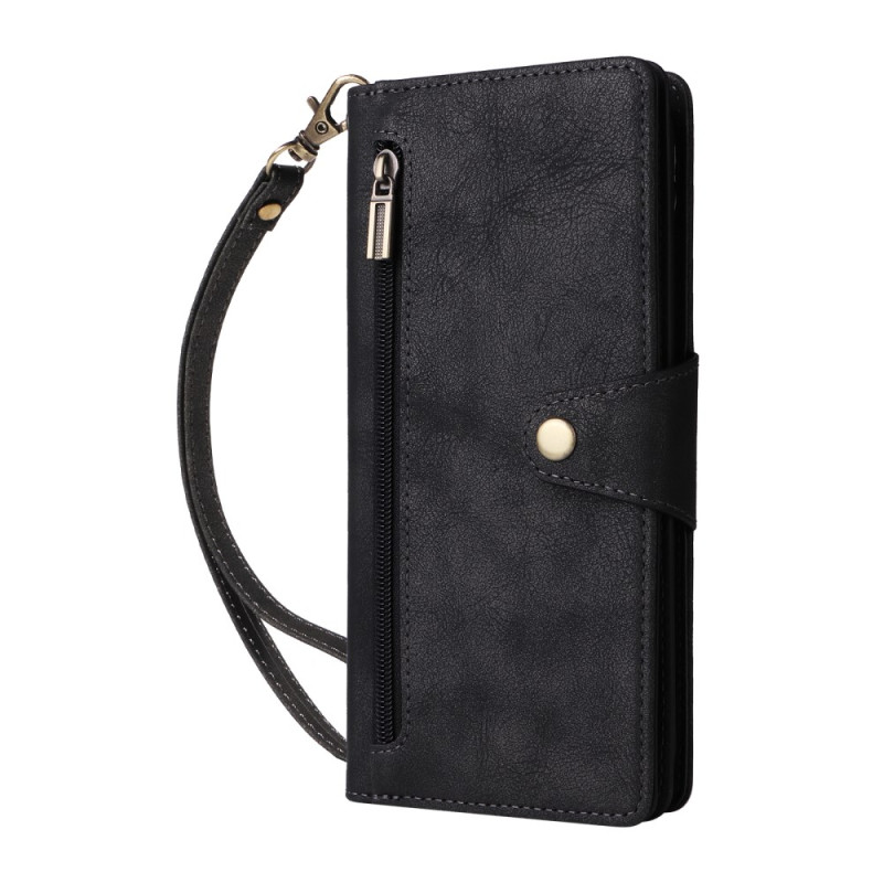 Hülle Google Pixel 10 Pro XL / 9 Pro XL Brieftasche Wildleder-Effekt