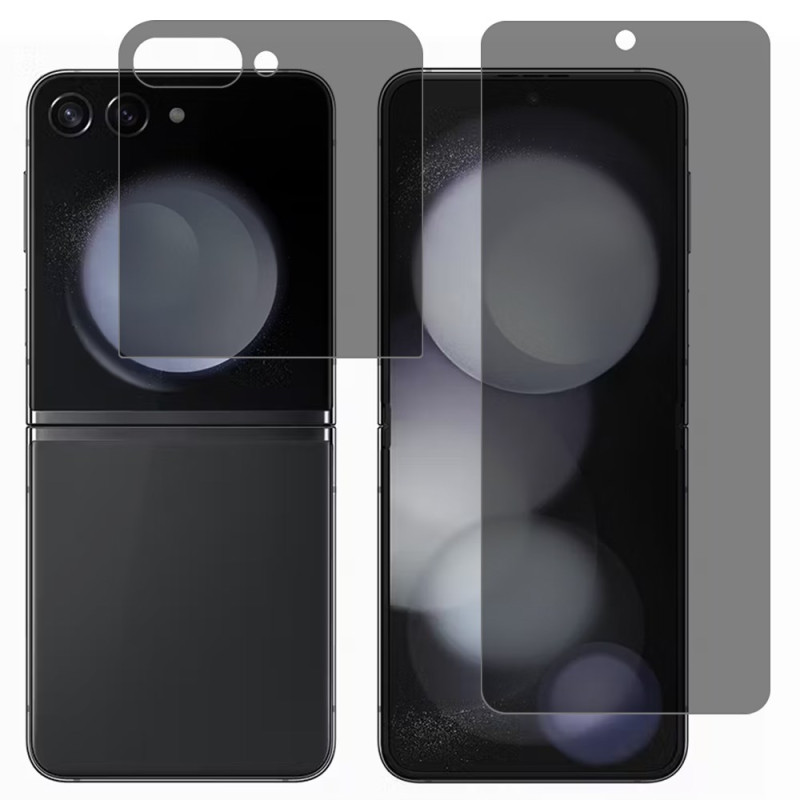 Anti-Espion Screen Protector für Samsung Galaxy Z Flip 7 5G Front- und Rückseitenbildschirme