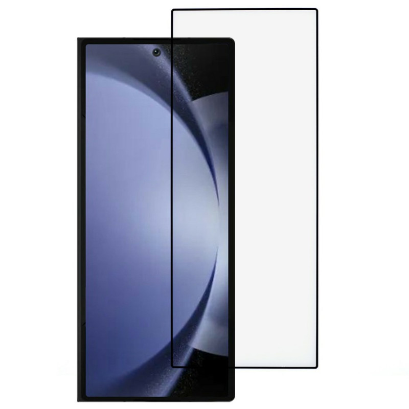 Schutz aus gehärtetem Glas für das Samsung Galaxy Z Fold 7 5G Display (schwarzer Rand)