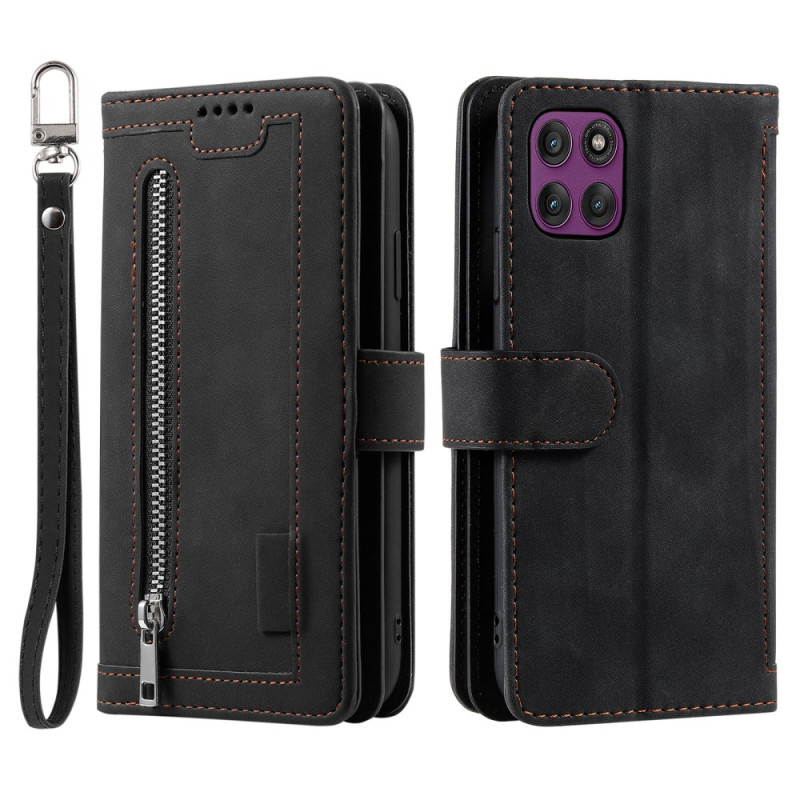 Motorola Edge 60 Pro Tasche Multifunktionale Brieftasche