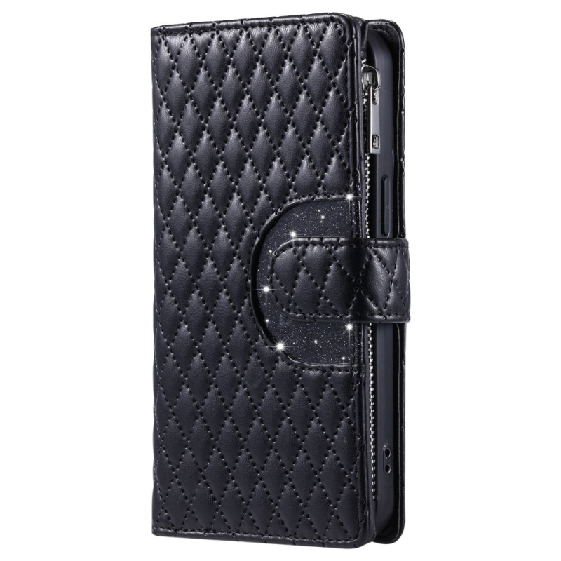Motorola Edge 60 Pro Tasche mit Reißverschluss und Handschlaufe