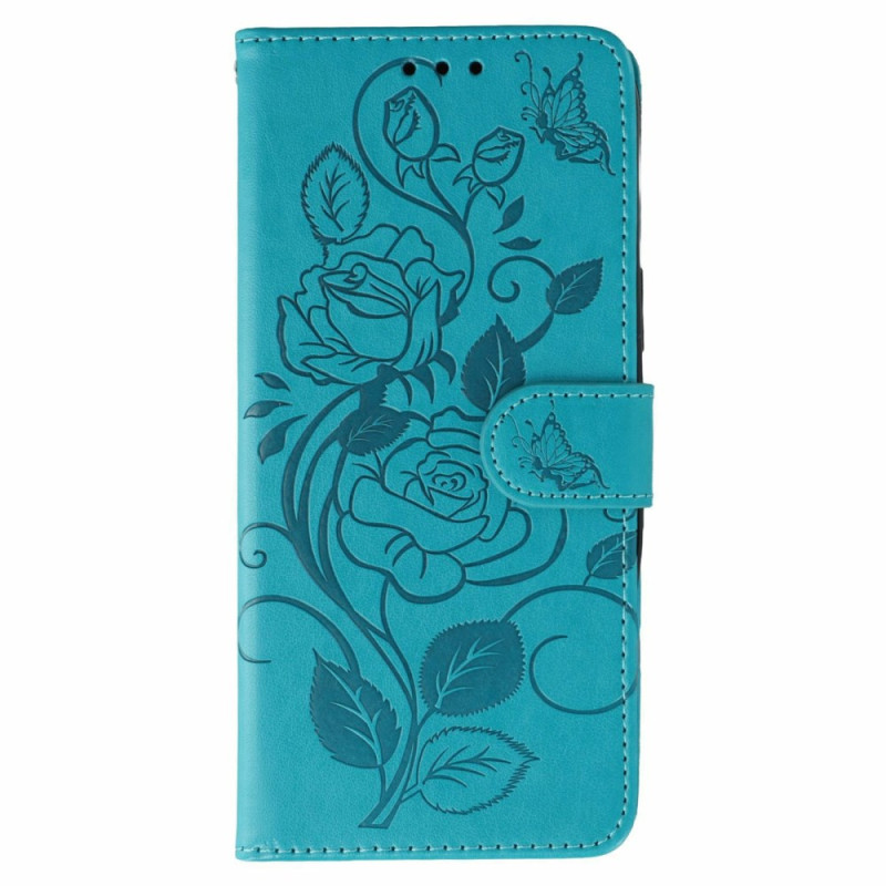 Motorola Edge 60 Pro Hülle Blumendruck