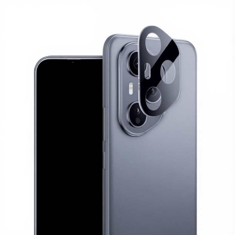 Schutzlinse aus gehärtetem Glas für Honor 400 Pro (schwarze Version)