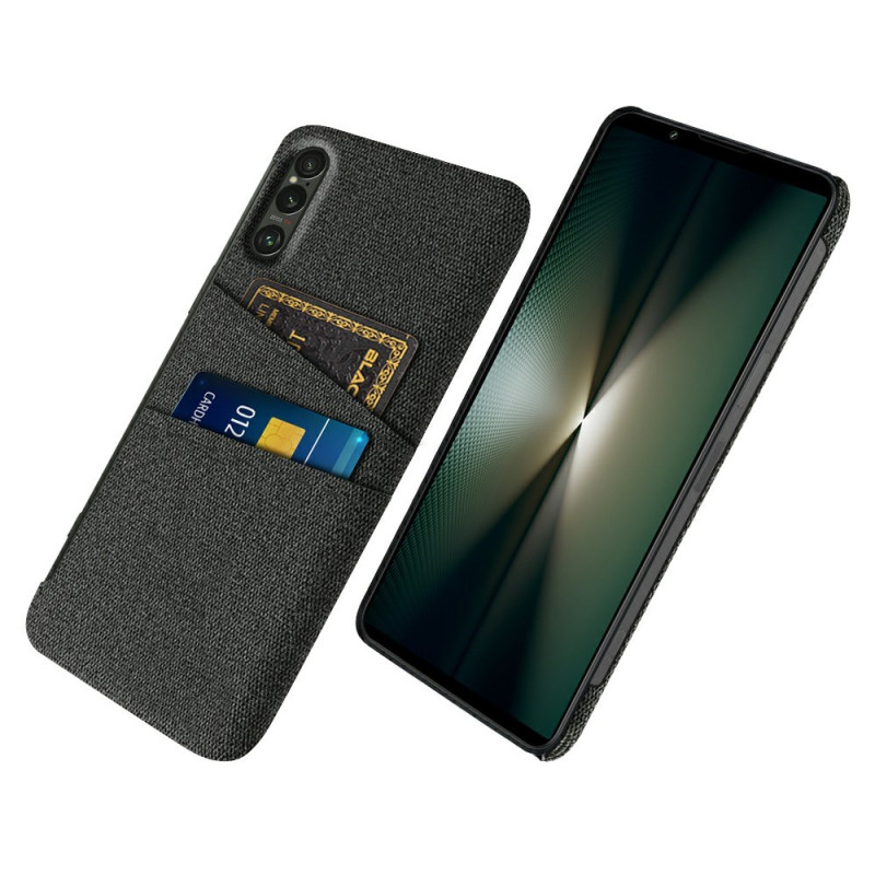 Hülle Sony Xperia 1 VII Stoff Kartenhalter