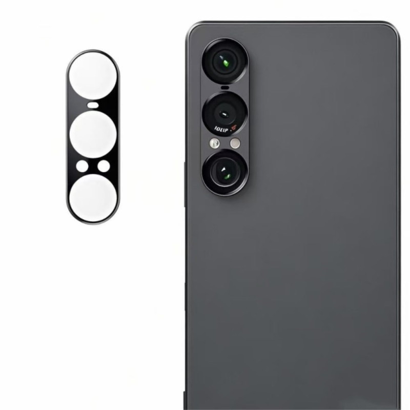 Schutzlinse aus gehärtetem Glas für Sony Xperia 1 VII (schwarze Version)