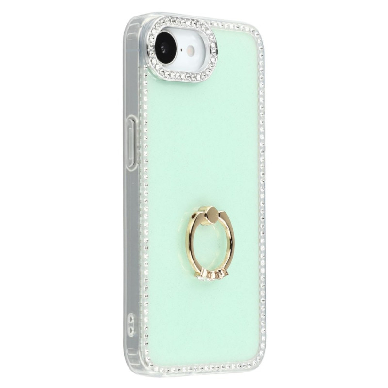 iPhone Cover 16E Ring-Ständer und Strass-Rand