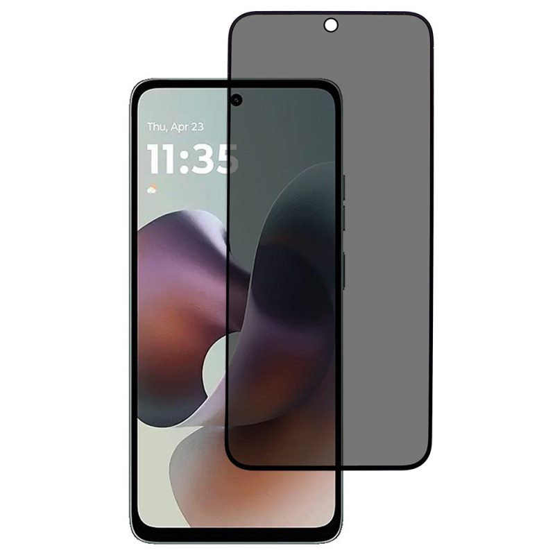 Anti-Espion Schutz aus gehärtetem Glas für das Moto G56 5G Display