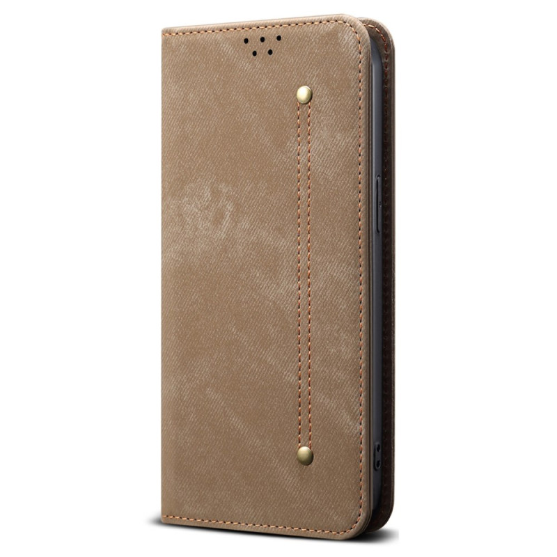 Flip Cover Moto G56 5G Stoff Jeans