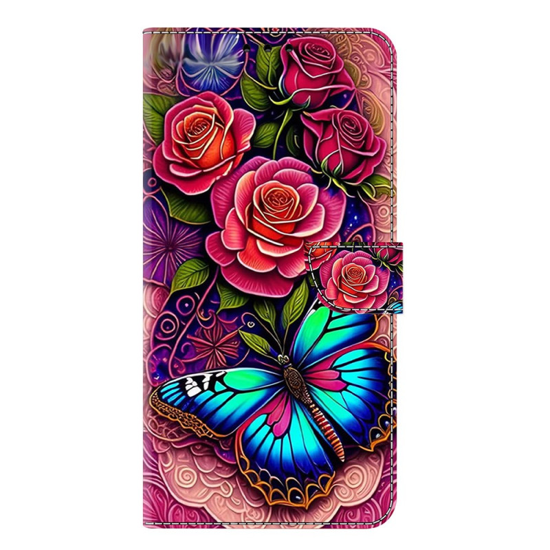 Hülle Honor 400 Schmetterling Fluo