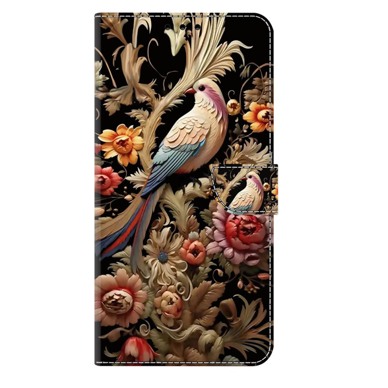 Honor 400 Hülle Vintage-Blumen und -Vogel