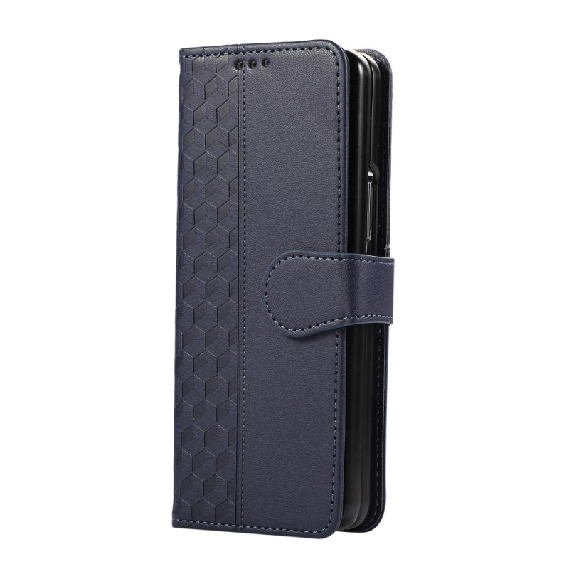 Samsung Galaxy Z Fold 7 Hülle mit Waffelmuster und Trageriemen