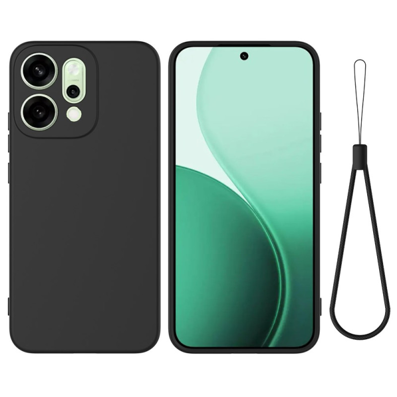 Oppo Reno 14 5G Silikon Cover mit Riemen