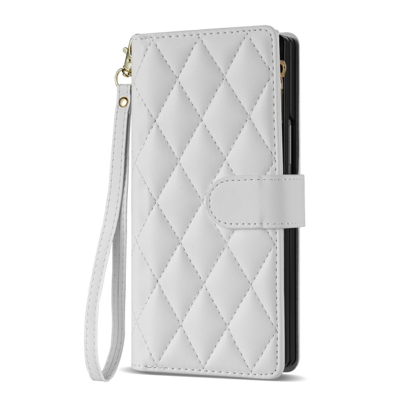 Samsung Galaxy Z Fold 7 Gepolsterte Tasche mit Schulterriemen und Trageriemen