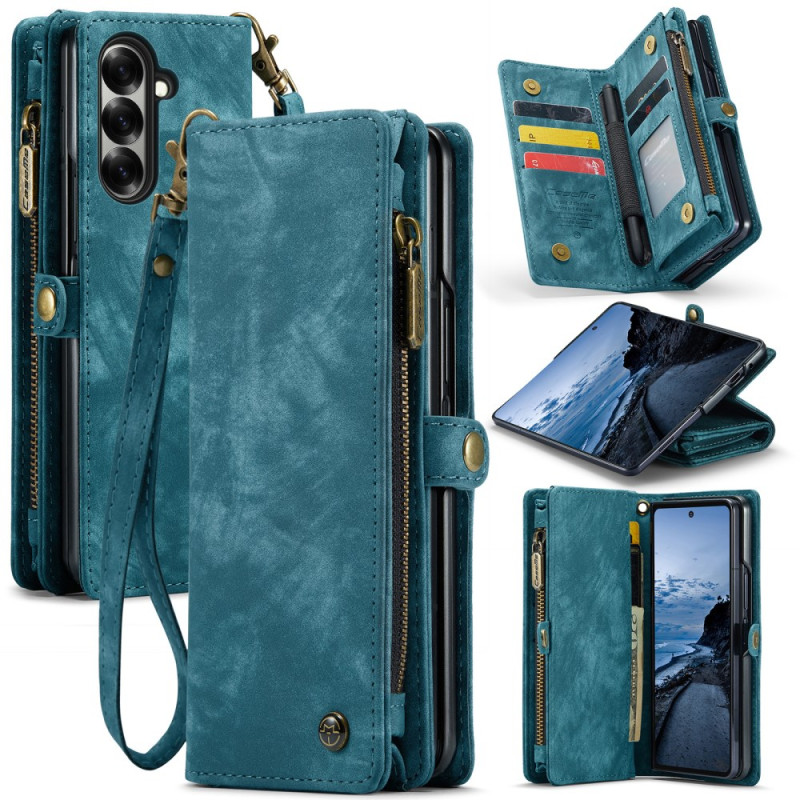 Hülle Samsung Galaxy Z Fold 7 Abnehmbare Brieftasche CASEME