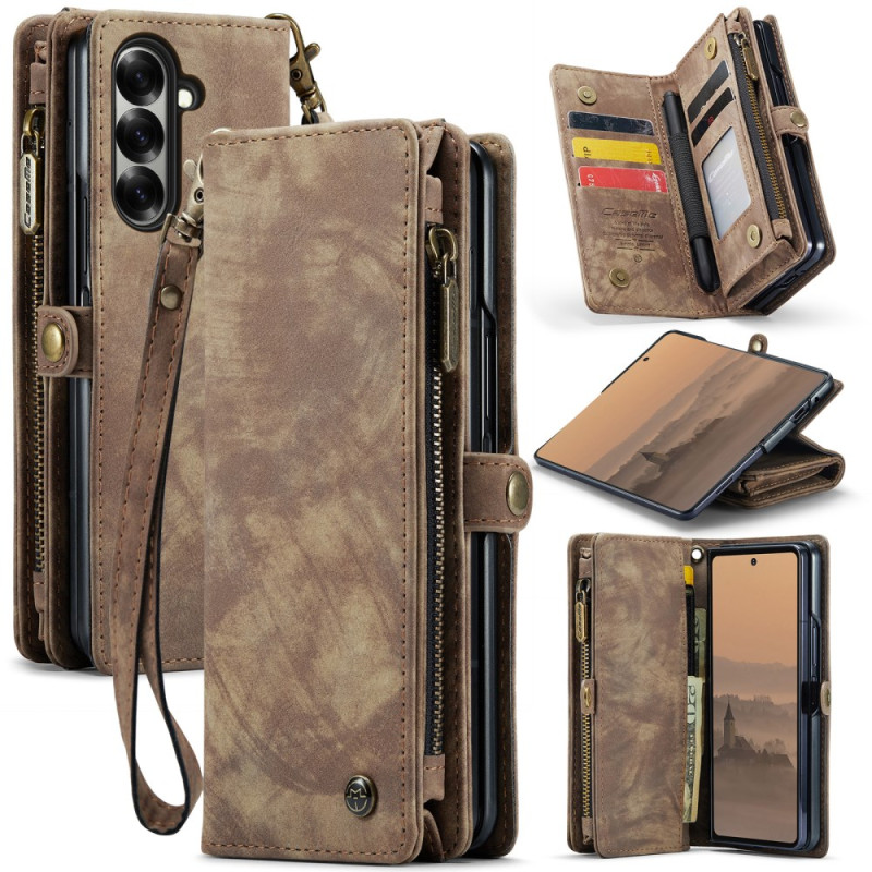 Hülle Samsung Galaxy Z Fold 7 Abnehmbare Brieftasche CASEME