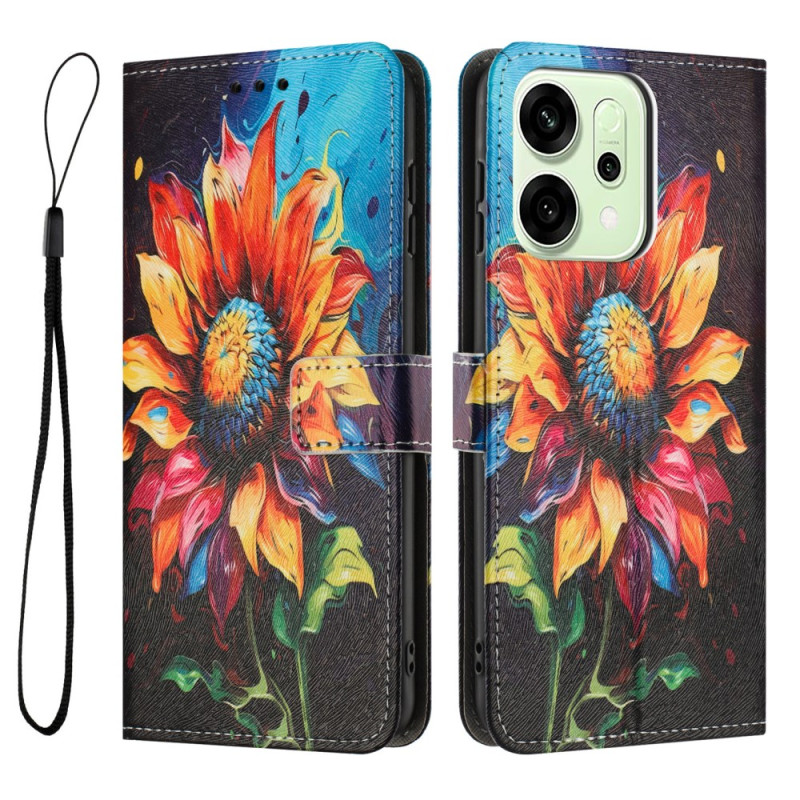 Hülle Oppo Reno 14 5G / 14F 5G Sonnenblumenmotiv