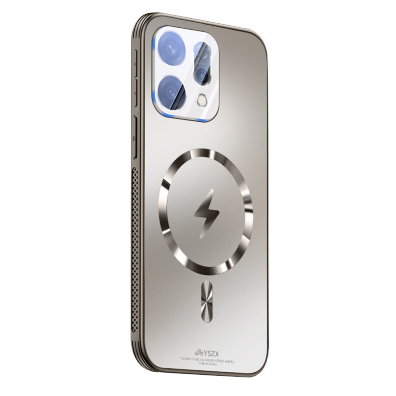 Oppo Reno 14 5G kompatible MagSafe Hülle mit Metalleffekt