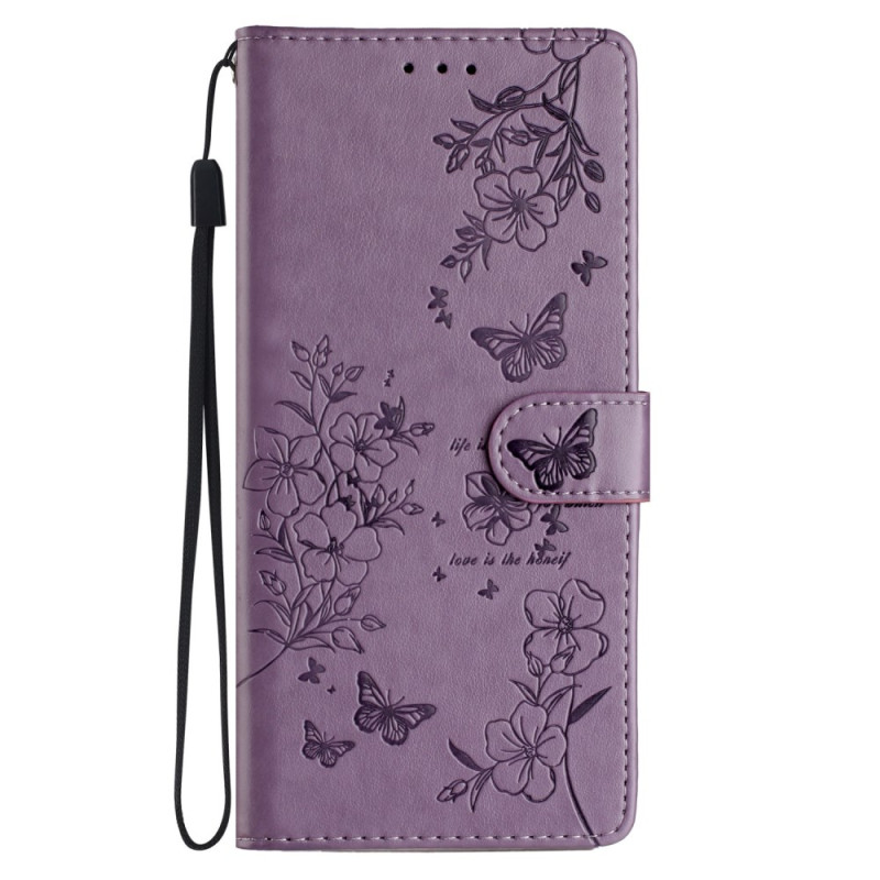 Hülle Oppo Reno 14 5G Blumen Graviert