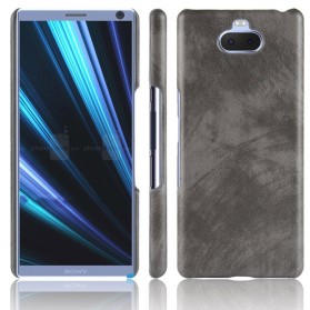 Sony Xperia 10 Plus Cover Lederoptik Litschi Performance