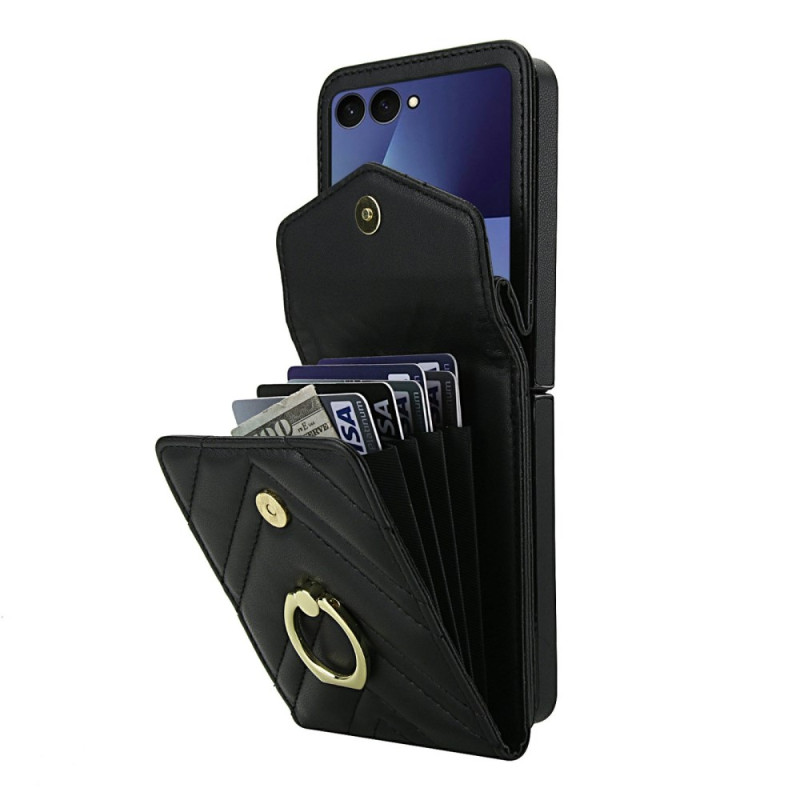Samsung Galaxy Z Flip 7 Cover RFID-Kartenhalter und Schulterriemen